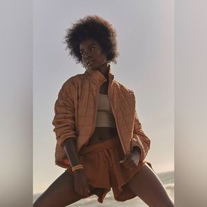 Free People Movement Poppy Packable Quilted Jacket Lightweight Sz XS